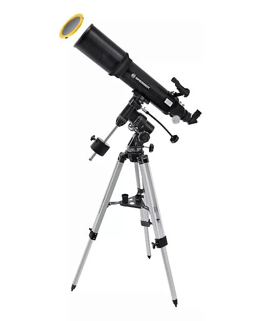fotója Bresser Polaris-II AR-102/600 EQ-3 AT-3 teleszkóp napszűrővel,  1