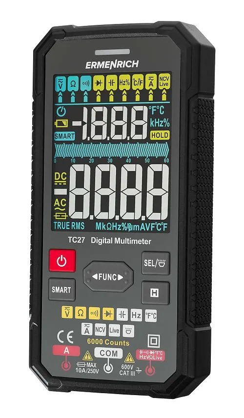 képe Ermenrich Zing TC27 digitális multiméter