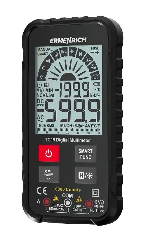képe Ermenrich Zing TC19 digitális multiméter