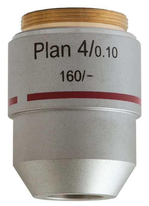 6463664 Levenhuk MED 4x plan-akromatikus objektív,  1