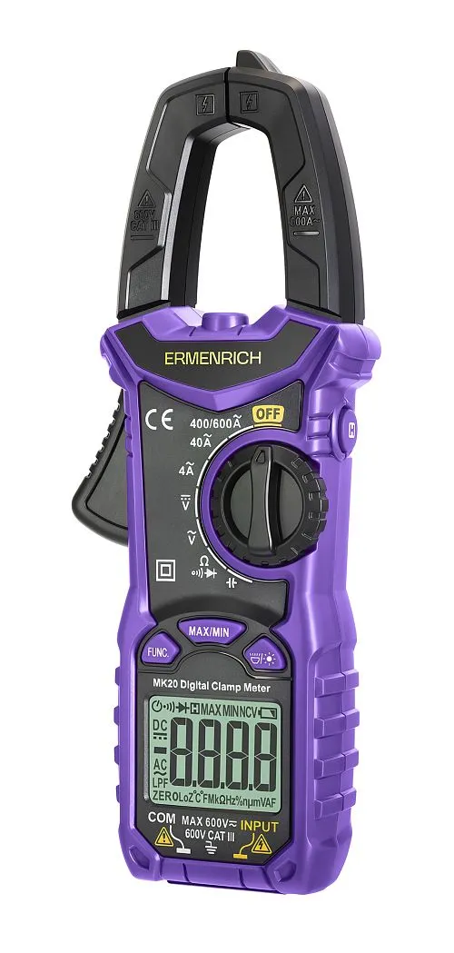 képe Ermenrich Ping MK20 digitális lakatfogó,  1