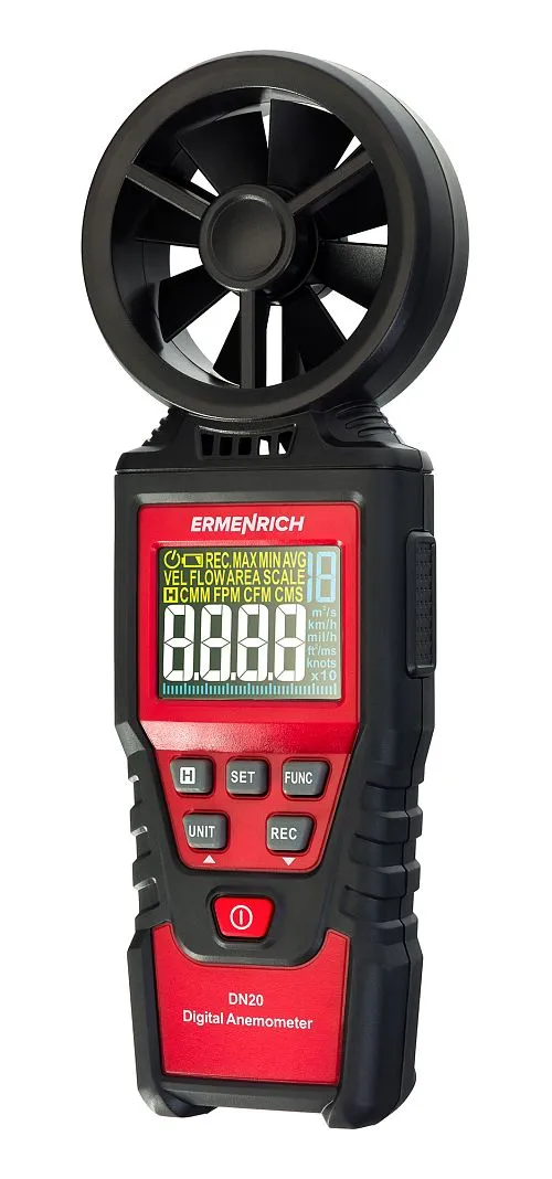 fotója Ermenrich Seek DN20 digitális anemométer