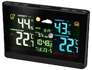 6463664 Bresser színes kijelzős időjárás állomás, fekete