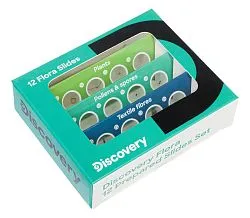 6463664 Levenhuk Discovery Flora – 12 előkészített tárgylemez-készlet