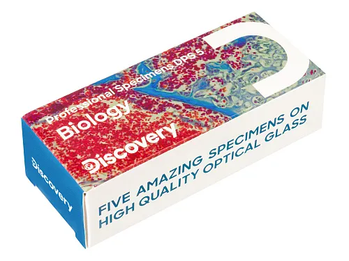 6463664 Levenhuk Discovery Prof DPS 5 mikropreparátum mintakészlet. „Biológia”