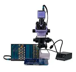 képe MAGUS Stereo D8TR LCD digitális sztereomikroszkóp elektronikai javításokhoz
