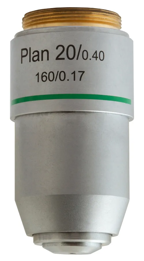 6463664 Levenhuk MED 20x plan-akromatikus objektív,  1
