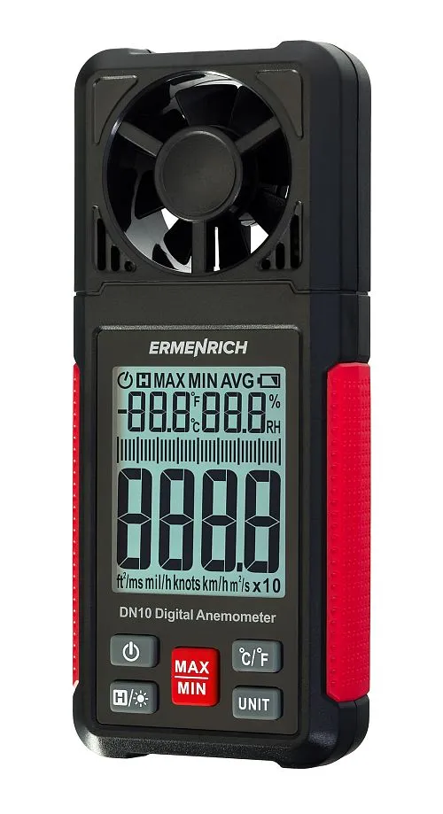 fotója Ermenrich Seek DN10 digitális anemométer