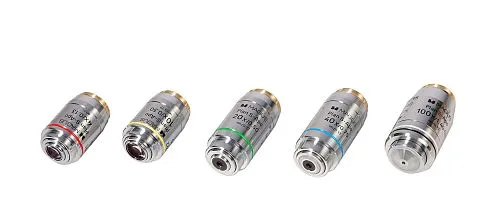 fényképe MAGUS FL S-APO60 PlanF S-Apo 4х/10х/20х/40х/100х olaj ∞/0,17 H 60 mm-es objektív készlet,  1