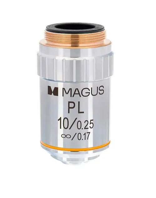 képe MAGUS MP10 10x/0,25 ∞/0,17 végtelen sík objektív,  1
