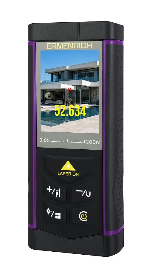 képe Ermenrich PRO LR200 lézeres mérő, kamerával,  1