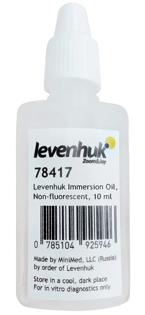 fotója Levenhuk immerziós olaj, nem fluoreszcens, 10 ml