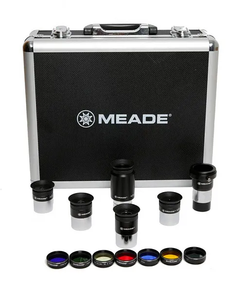 6463664 Meade 4000 sorozatú 1,25"-os szemlencse- és szűrőkészlet,  1