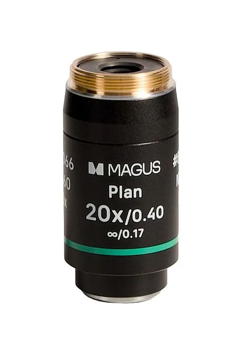 képe MAGUS 20PL60 20х/0,40 ∞/ 0,17 H 60 mm objektív,  1