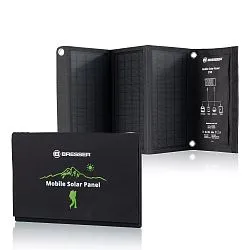 képe Bresser 21 Wattos mobil napelemes töltő, USB-vel