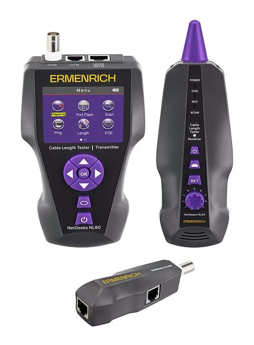 fényképe Ermenrich NetGeeks NL80 kábelhossz tesztelő,  1