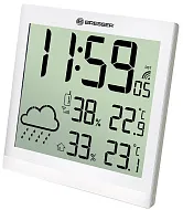 fényképe Bresser TemeoTrend JC LCD RC időjárás állomás (falióra), fehér