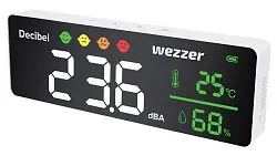 képe Levenhuk Wezzer Teo TH70 zajfigyelő termohigrométer
