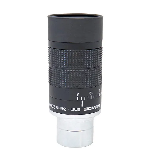 6463664 Meade 4000 sorozatú 8-24 mm 1,25"-os zoomfunkciós szemlencse,  1
