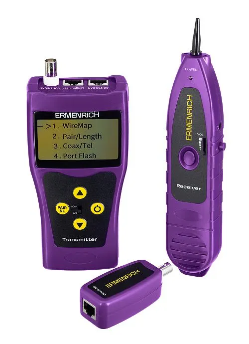 képe Ermenrich NetGeeks NP30 hálózati kábeltesztelő,  1
