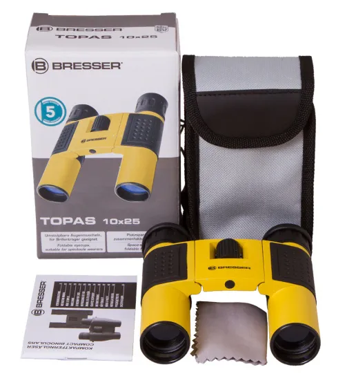 képe Bresser Topas 10x25 kétszemes távcső,  6