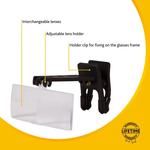 6463664 Levenhuk Zeno Vizor G0 nagyítóüvegek,  9