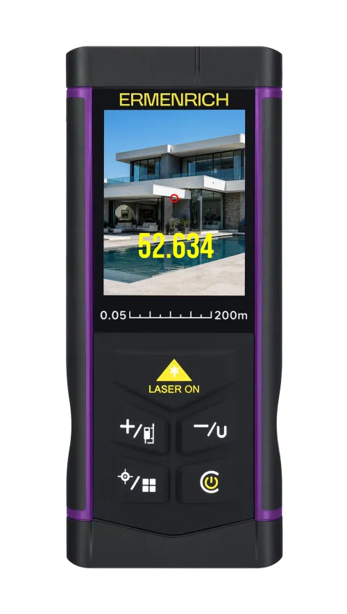 képe Ermenrich PRO LR200 lézeres mérő, kamerával,  4