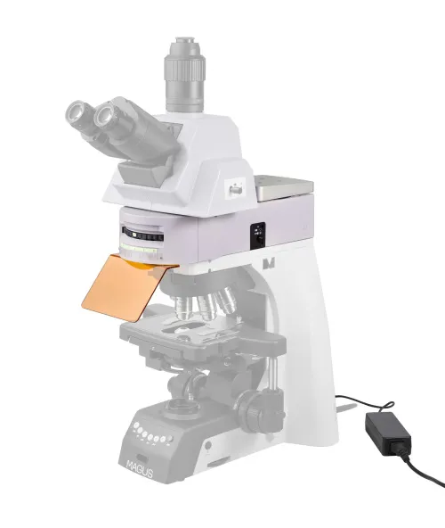 képe MAGUS Epi-FL05 LED Epi-fluoreszcens tartozék, fluoreszcens szűrőkockák B/G/UV/R,  15