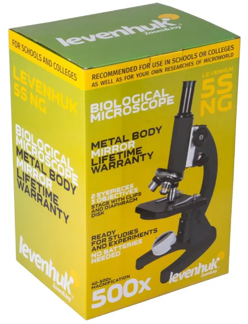 6463664 Levenhuk 5S NG monokuláris mikroszkóp,  12