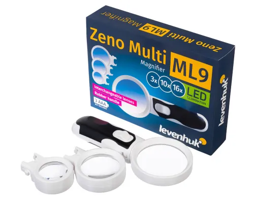 6463664 Levenhuk Zeno Multi ML9 nagyító,  2