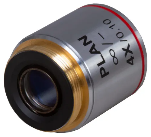 fényképe Levenhuk MED 4x végtelen-plan-akromatikus objektív,  3