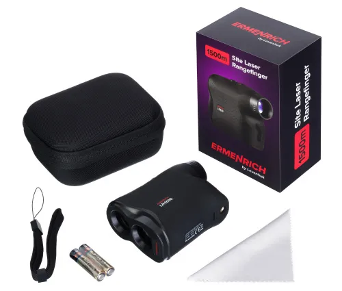 fényképe Ermenrich LR1500 lézeres távolságmérő építkezéshez, fekete,  2