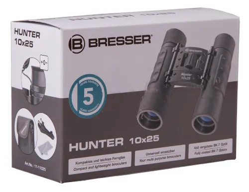 képe Bresser Hunter 10x25 kétszemes távcső,  8