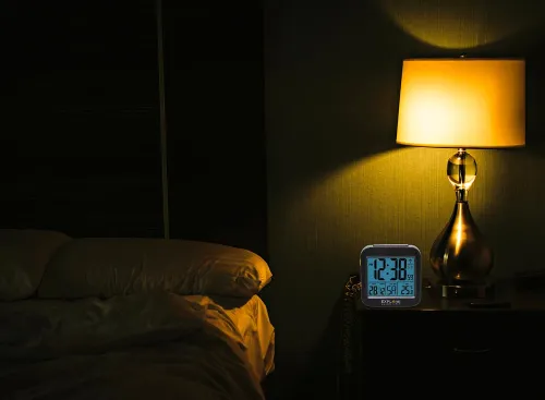 6463664 Explore Scientific RC ébresztőóra, fekete,  5