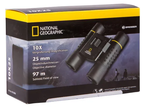 képe Bresser National Geographic 10x25 kétszemes távcső,  8