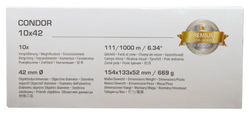 fényképe Bresser Condor UR 10x42 kétszemes távcső,  15