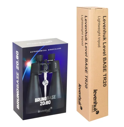 képe Levenhuk Bruno BASE 20x80 kétszemes távcső és háromlábú állvány készlet  ,  17