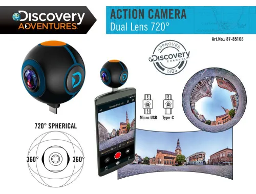 fotója Bresser Discovery Adventures HD 720° Android Action kamera,  5