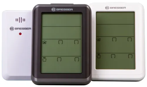 6463664 Bresser MyClimate hő / higrométeróra, fehér,  3