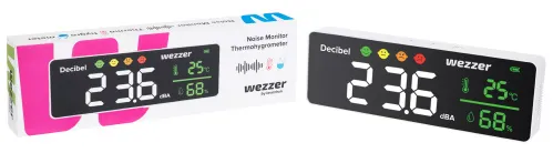 képe Levenhuk Wezzer Teo TH70 zajfigyelő termohigrométer,  3