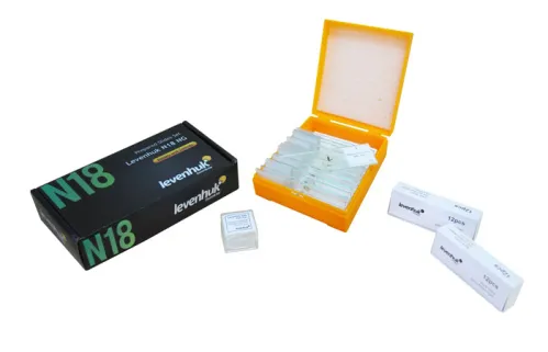 fényképe Levenhuk N18 NG előkészített tárgylemezkészlet,  2