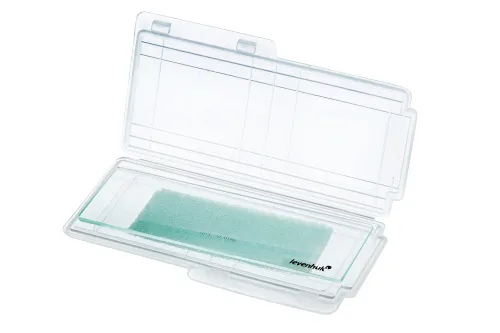 fényképe Levenhuk MED kalibrációs tárgylemez,  2