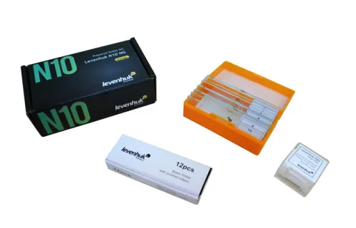 fotója Levenhuk N10 NG előkészített tárgylemezkészlet,  2