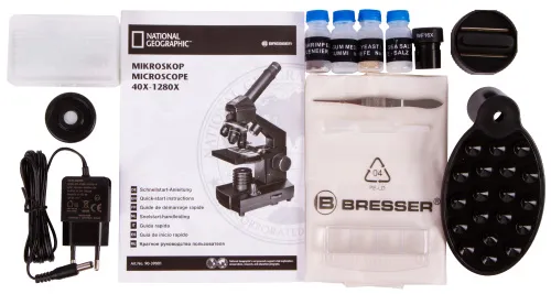 fényképe Bresser National Geographic 40x–1280x mikroszkóp okostelefon-adapterrel,  3