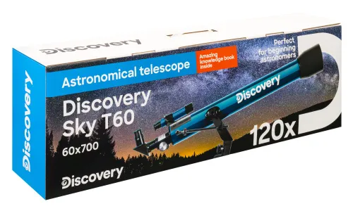képe Levenhuk Discovery Sky T60 teleszkóp könyvvel,  15