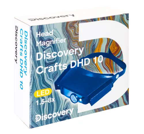 képe Levenhuk Discovery Crafts DHD 10 fejre szerelhető nagyító,  10