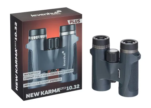 képe Levenhuk New Karma PLUS 10x32 kétszemes távcső,  5