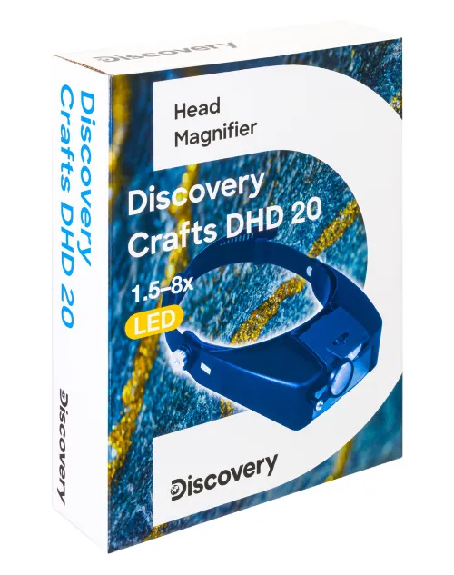fotója Levenhuk Discovery Crafts DHD 20 fejre szerelhető nagyító,  10
