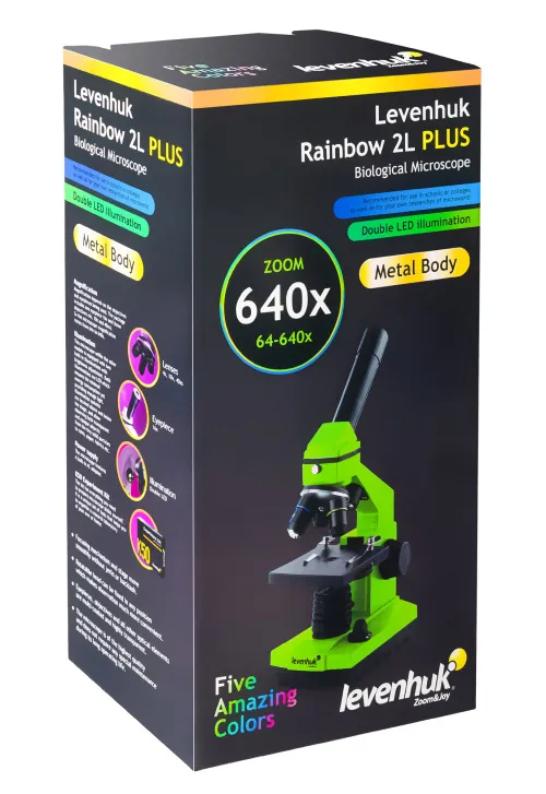 6463664 Levenhuk Rainbow 2L PLUS mikroszkóp,  14