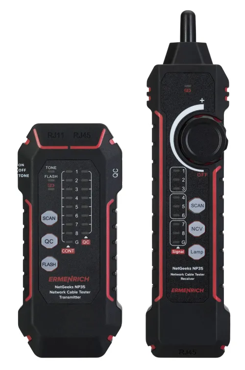 fotója Ermenrich NetGeeks NP35 hálózati kábeltesztelő,  3
